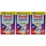 Persil Power Bars Color Waschmittel (3 x 60 Waschladungen), vordosiertes Buntwaschmittel in nachhaltiger Verpackung, für hygienisch reine Wäsche bereits ab 20° C