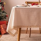 RBQIZVW Tischdecke abwaschbar Outdoor Rechteckig Tischdecken Leinenoptik Tischtuch Tischwäsche Wohnzimmertisch Table Cloth Für Camping, Garten, Hochzeiten, Geburtstag,A,100 * 135cm