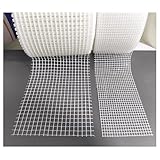 Glasfasergeweberolle, Putzgewebe, hohe Dichte, erhöhte Festigkeit und Stabilität for Wände, Decken und Putzarbeiten(8cmX25meters,13 mesh)