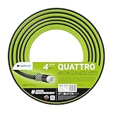 CELLFAST Gartenschlauch 4 Lagiger Wasserschlauch Aus Formstabilem Kreuzgewebe Für Garten Bewässerungsschlauch UV Beständig Anti Algen Flexibler Schlauch 20 Bar 3 4 Zoll 50 Meter Quattro