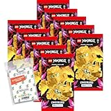 Bundle mit Blue Ocean Lego Ninjago Serie 8 Trading Cards - 10 Booster + Exklusive Collect-it Hüllen