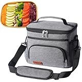 Kühltaschen isoliert – tragbare Lunchtasche, Thermo-Lunchbox | Picknicktasche mit großem Fassungsvermögen, wiederverwendbare Thermo-Lebensmittelliefertasche, Lunchtasche, Einkaufskörbe, Kühlbox für Pi