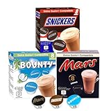Mars, Snickers und Bounty Dolce Gusto Hot Chocolate Pods - 24 Hot Chocolate Kapslen