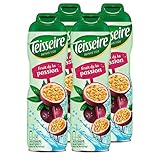 Teisseire Getränke-Sirup Passion Fruit/Passionsfrucht 600ml - Sirup der genauso schmeckt wie die Frucht (4er Pack)