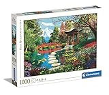 Clementoni 39513 Fuji Garten – Puzzle 1000 Teile, Geschicklichkeitsspiel für die ganze Familie, buntes Legespiel, Erwachsenenpuzzle ab 14 Jahren