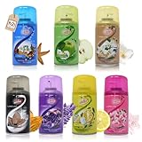 h2i Classic Line Duftspray | Vanilla & Freesia | 7 Stück | 250 ml | Geruchsneutralisierer Lufterfrischer Raumduftspray Duftsprüher Raumduft-Nachfüller für automatische Duftspender