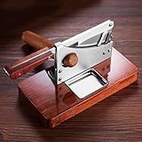 Zigarrenschneider und Aschenbecher aus Edelstahl – langlebige Tischschneidemaschine mit großem Durchmesser für präzise Schnitte