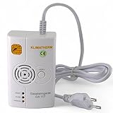 Gasmelder, Gasalarmgerät Typ Klimatherm GA-117, für Flüssiggase, Stadtgas, Erdgas, Propan, Butan