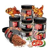 Mabura® Bio BBQ Gewürzset zum Grillen – 6 XXL Grillgewürze für authentischen Geschmack – Inklusive kostenlosem Grillguide