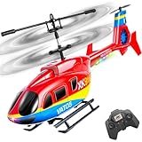 VATOS Ferngesteuerte Helikopter, 2,4GHz Ferngesteuerter Hubschrauber mit Gyro & LED-Licht RC Hubschrauber für Kinder ab 10+ Jahren, 3,5-Kanal Feste Höhe Flugspielzeug für Kinder/Erwachsene/Anfänger