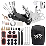 BBWELL Fahrrad Reparatur Set,Fahrrad Werkzeug,17-in-1 Werkzeuge für Fahrradflickzeug Set,Multifunktionswerkzeug Fahrradwerkzeug Tool,Reparatursatz,Werkzeuge für Fahrrad-Multitool Kit