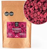 BRIX Getrocknete Himbeeren | Natürliche, gefriergetrocknete Himbeeren 85 g | Great Taste Award für Trockenfrüchte | Gentechnikfrei, glutenfrei, vegan, Vitamine bleiben erhalten