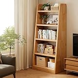 KIZYRQ Bücherregal Aufbewahrungsregal Lagerregal Leiterregal KüChenregal Treppenregal Lagerung cd DVD Regal Stehend FüR BüRo Wohnzimmer Schlafzimmer KüChe 60x30x160cm