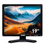 JaiHo 19 Zoll PC Monitor, Desktop Computer Monitor, 4:3 LCD Bildschirm 1280x1024 mit HDMI/VGA/BNC/USB Schnittstellen, Eingebaute Lautsprecher PC Bildschirm, VESA 75x75