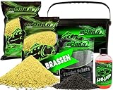 Angel-Berger Magic Baits Futterset mit Eimer Angelfutter Groundbait Liquid Pellets (Brassen)