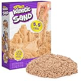 Kinetic Sand 2,5 kg - original magischer kinetischer Sand aus Schweden, naturbraun, bekannt aus Kindergärten, ideal für kreatives Indoor-Sandspiel, für Kinder ab 3 Jahren