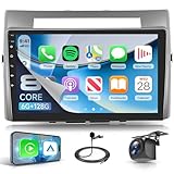 Rimoody 8 Core 6G+128G 9' Autoradio für Toyota Corolla Verso 2004-2009, Carplay Wireless Android Auto FM/RDS/EQ/DSP Android 15 Navi GPS 360°-Panoramablick Mirror Link Bluetooth Rückfahrkamera