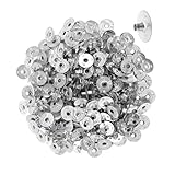 Baluue 500 Stück Metall Dochtfuß Kerzen Stabile Kerzendocht Halter für DIY Kerzenherstellung Metall Dochthalter Tabs Sicherer Kerzen Docht Stand für Paraffin Sojawachs