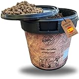 Eimer 3 kg BUCHENHOLZTEER und WILDSCHWEIN LOCKMITTEL. Lockmittel schwarzwild, lockmittel wild, schwarzwild lockmittel, fuchs lockmittel, buchenholzteer, anisöl jagd, holzteer, suhlengold, suhlengold.