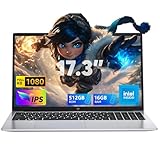 ACEMAGIC 17.3 Zoll Laptop,16GB DDR4 512GB SSD Notebook,N-97 Prozessor bis zu 3.6GHz Laptop Computer,WiFi, BT5.0, 3*USB3.2,180° Öffnen und Schließen