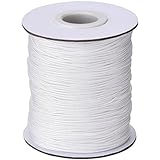 1,0 mm Weiß Geflochtene Lift Shade Cord Zugschnur für Jalousien Aluminium Blind Shade, Gartenbau Werk und Handwerk, 109 Yards/Roll