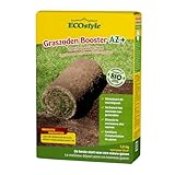 ECOstyle Rasen-Start AZ Organischer Rasendünger - Liefert 120 Tage Fütterung - Für Neuen Rasen – Grassamen & Rasen – 50 qm – 1,6 KG