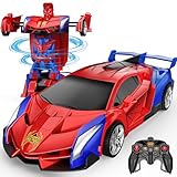 Braxel Ferngesteuertes Auto Transforming RC Spielzeug ab 3-12 Jahre, 2.4GHz Roboter Auto mit Fernbedienung, Ostergeschenk Geburtstagsgeschenk für Jungen & Mädchen, Outdoor Spielzeug für Kinder