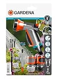 Gardena Indoor Grundausstattung: Starter Set bestehend aus Hahnverbinder Indoor, Schlauchverbinder, Wasserstop und Balkonbrause, für kleine Gärten; Terrassen und Balkone (18274-20)