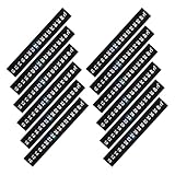 Supvox 12 Stück Selbstklebende Temperaturstreifen Thermometer Aufkleber 10–40 °C für Aquarien Gärung Brauen Wein Bier Digitale Hitzebeständige Temperaturanzeige