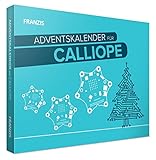 FRANZIS 55121 - Calliope Adventskalender, in 24 Tagen zum eigenen Weihnachtsschlitten, inkl. 36-seitigem Begleitbuch, ohne Löten