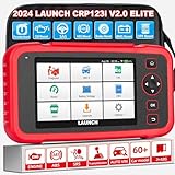 2024 LAUNCH CRP123i V2.0 obd2 diagnosegerät 4 System-Codeleser ENG/ABS/SRS/at Auto für alle Fahrzeuge,7 Rückstellservice (Öl,SAS,Bremse,BMS,ABS.DPF,Drosselklappe) zurücksetzen.