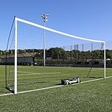 QUICKPLAY Kickster Pro Fußballtor und Basisgewicht für Elite-Fußballtraining auf Rasen, Hartböden oder Gras [Einzeltor] (47 x 18,5 cm)