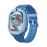 Smartwatch Kinder GPS und Telefon - ChatGPT AI kinderuhr mit Videoanrufe, Sprachchat, SMS, WiFi, 47 Spiele, Schulmodus, 4 Sportmodi, Schrittzähler, Kindergeschenke für Teenager ab 4 Jahren(Blau)