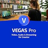 VEGAS Pro 20 - Video, Audio & Streaming für Kreative | Videobearbeitungssoftware | Videoschnittsoftware | Windows 10/11 PC | 1 Lizenz | Pro | PC Aktivierungscode per Email