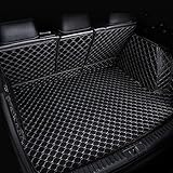 dzstnbhd Kofferraummatten Custom Leather Car Trunk Mats Rear Trunk Floor Mat Tray Carpet Mud Für Land Für Rover Für Range Für Rover 2017 2018 2019 2020 Auto Zubehör(Schwarzbeige)