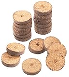 Meister Kokos-Quelltabletten Ø 3,5 cm - Praktisches Set mit 20 Stück - Mit pflegendem Nährstoff-Mix - 100% torffrei aus Kokos - Biologisch abbaubares Material / Kokostabletten / Kokoserde / FLOR79140
