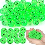 Phlognfy Leuchtende Flummi Kinder, 40Pcs Flummis Leuchten im Dunkeln Mitgebsel Kindergeburtstag, Hohe Elastizität Springball Kleine Bounce Ball, Für Jungen Mädchen Partytütenfüller