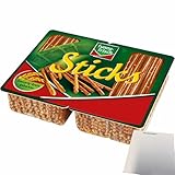 funny-frisch Sticks Salzstangen (200g Packung) + usy Block