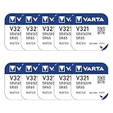 10 x VARTA Uhrenknopfzelle 321 1,55 Volt Silber SR616SW SR65 Einwegbatterie