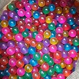 100 Stück Glasmurmeln Bunt, Farbige Feste Murmeln, Transparent Handgefertigte Glasmurmeln, Murmelspiele für Kinder für Aquarien, Murmeln, Arcade & Tischspiele, Sportspielzeug & Outdoor (16mm)