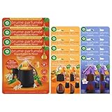 Air Wick Duftnebel, 4 Stück, beleuchtet, Zitronenblüte, 20 ml + 16 Nachfüllpackungen: 8 x Zitronenblüte + 8 x Lavendel und Eukalyptus