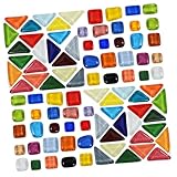 UTHCLO 3Er-Pack Mosaiksteine pro Packung Bunte DIY Bastelsteine für Heimdekoration Collage Handwerk Kreative Mosaikfliesen aus Robustem Material