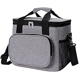 JLBopqaz Isolierte Lunchtasche, langlebige Bento-Tasche, wärmeisolierte Lunchbox, Tragekühltasche, Picknickkorb für Lunchbehälter