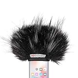 GUTMANN Mikrofon Windschutz für iPhone 17, 17 Pro, 17 Pro Max, Air, Handgefertigt in Deutschland (Modell Star)