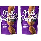 Nut Perfect | Mandelkerne | mit Haut | süßlich im Geschmack | kürzere Transportwege durch Anbau und Verarbeitung in Spanien | CO2-Einsparung durch kürzere Transportwege | 100g (Packung mit 2)