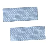 Warmhm 2Stücke Küchen Spritzschutz Aus Aluminiumfolie Ölfeste Platten Für Gasherd Und Hitzebeständig Zu Reinigen Schützt Wände Vor Spritzern Und Hält Ihre