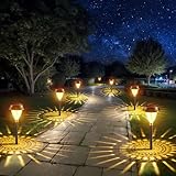 Solarlampen für Außen, 8 Stück 30LM Gartenlampen für Draußen Solar Gartenleuchten für Außen, 800mAh Solar Lampe Outdoor, IP65 Wasserdicht Solarleuchten für Außen, Garten,Hof,Wege, Terrasse,Rasen