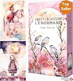 Sweet Blossom Lenormand (Lenormandkarten auf Deutsch): 36 Karten plus 2 zusätzliche Karten