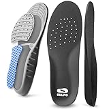 SULPO Einlegesohlen für Arbeitsschuhe - Memory-Foam-Schuheinlagen - Lüftungslöcher fördern Luftzirkulation, gegen Schweißfüße - Für Männer & Frauen - 1 Paar Einlagen, Größe 37-46 (42-46)