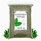 Getrocknete Pfefferminze 800 gr - Pfefferminzblätter Geschnitten - Pfefferminztee - Gesundheit & Natürliche Eigenschaften - Kräutertee (800 gr, Pfefferminze)